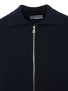 Rutherford Zip Jacket in Midnight Blue