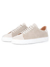 Stone Ossos Leather and Suede Trainers