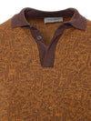 Polton Jacquard LS Shirt in Merino Wool