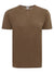Sunspel Pima Linen T-Shirt in Dark Tan