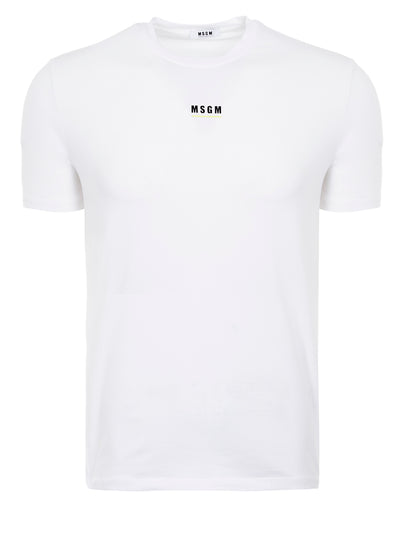 White Logo Chest T-Shirt
