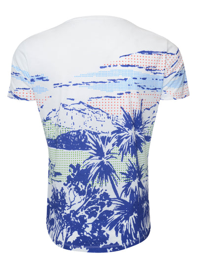 Orlebar Brown - T POP T-Shirt in White Sand/Skydiver/Navy - Buy at Filati.com
