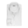 Fitted Body Cotton Shirt in White