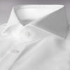 Fitted Body Cotton Shirt in White