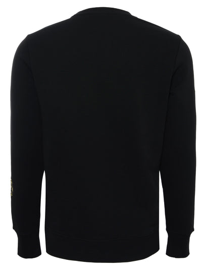 Mens reg fit Swetshirt 2839 in Black