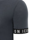 Icon Arm Band T-Shirt in Grey