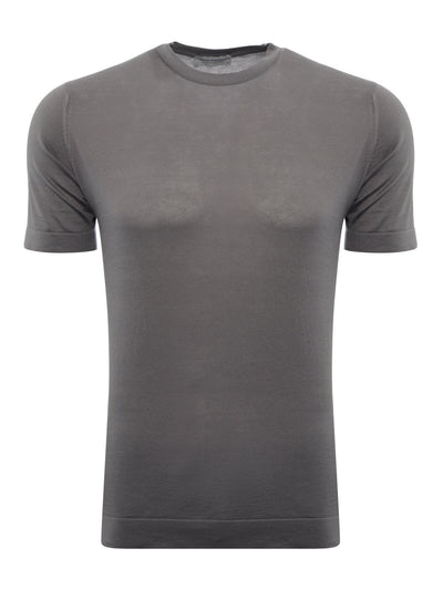 Lorca Welted T-Shirt in Grey