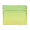 Faded Green Leather Card Holder