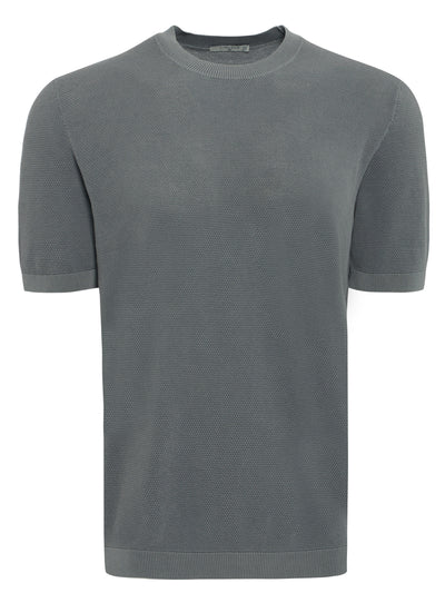 Pallino Crew Neck Shirt in Light Grey