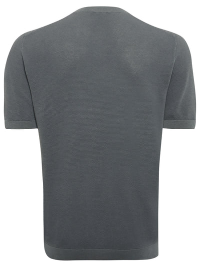 Pallino Crew Neck Shirt in Light Grey