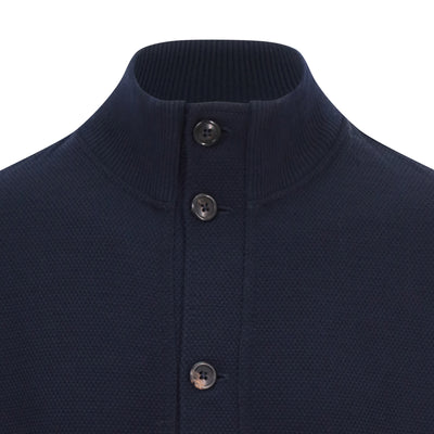 Valster Soft Knitted Jacket in Navy