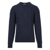 Sunspel Cable Jumper In Navy