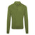 Belper Knitted Polo Jumper in Verdant Green